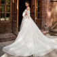 Ivory Off-Shoulder Wedding Dress