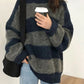 Oversized Stripe Pullover Sweater