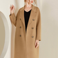 Turn Down Collar Long Lapel Coat