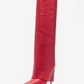 Foldover Knee High Boots with Pointed Toe