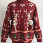 Pullover Crochet Christmas Printed Sweatshirt