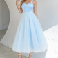 Sleeveless Tulle Cocktail Prom Dress