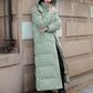 Long Hooded Puffer Coat