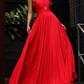 Halter Neck Sleeveless Long Evening Dress