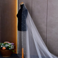 Pearl Beaded Extra Long Bridal Veil