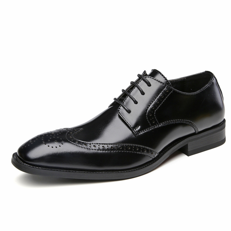 Men's Leather Brogues Derbies Wedding Shoes