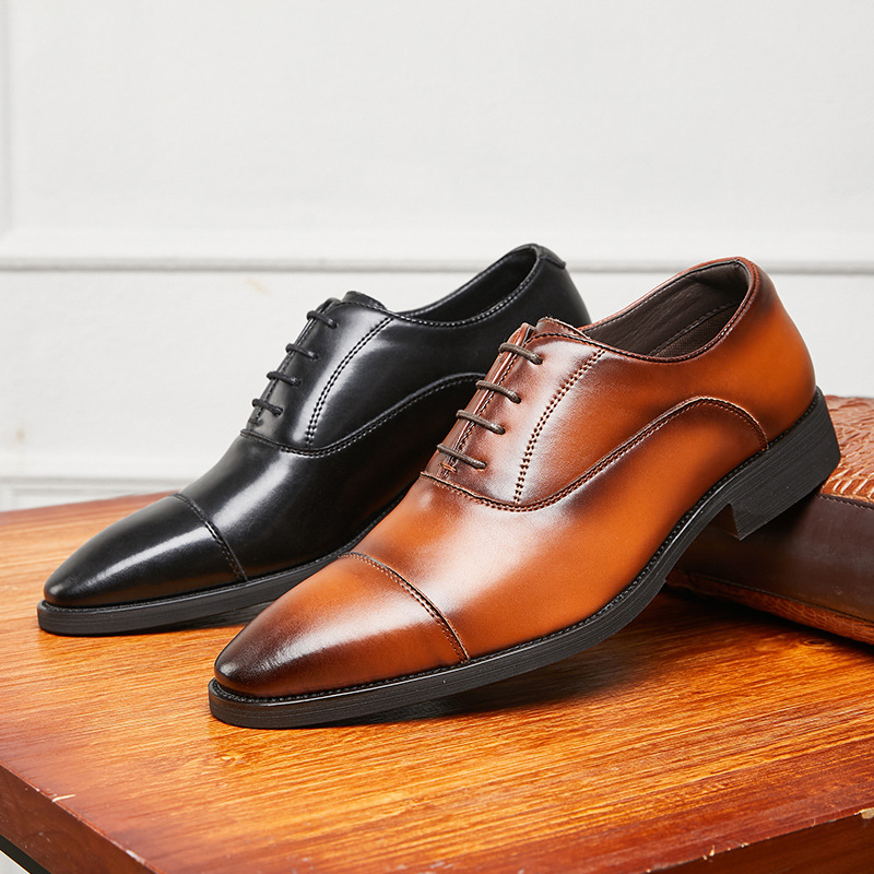 Men's Leather Oxfords Dress Shoes