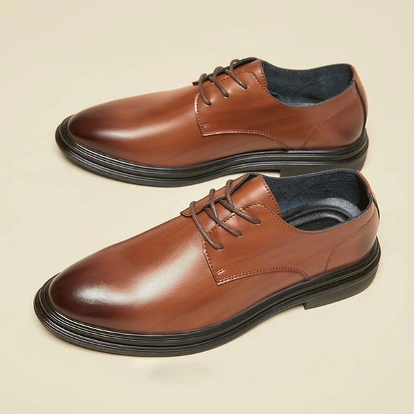 Men's Derbies Wedding Leather Shoes