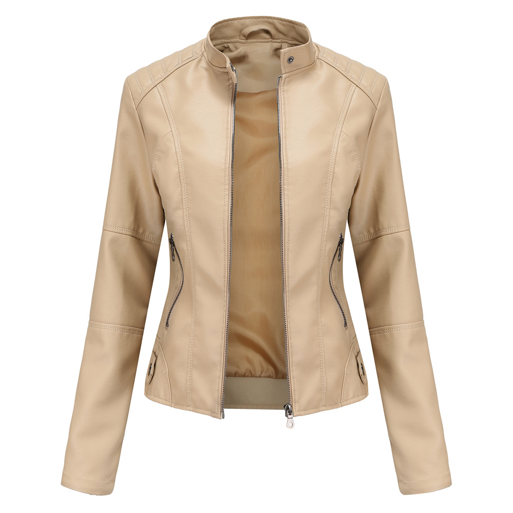 Women's Slim Leather Motorcycle Jackets