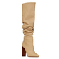 Pointed Toe Slouch Knee High Boots