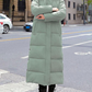 Long Hooded Puffer Coat