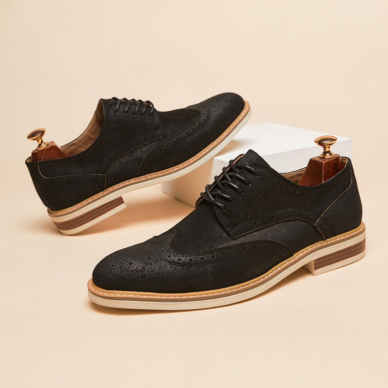 Leather Brogues Derbies Shoes