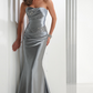 Strapless Sleeveless Mermaid Long Evening Dress