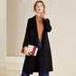 Single Buttoned Long Lapel Coat