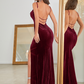 Deep V Neck Sleeveless Mermaid Long Evening Dress