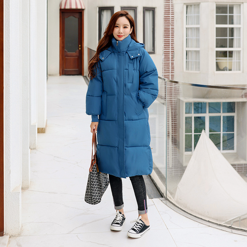 Hooded Over The Knee Puffer Coat