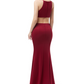 Simple Sleeveless Fishtail Long Evening Dress