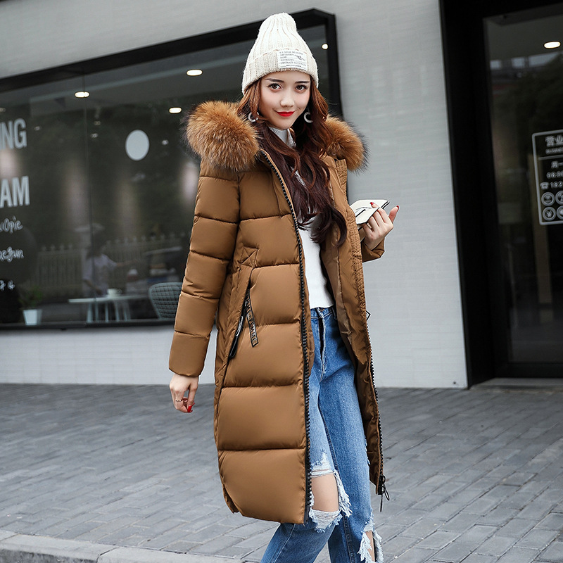 Faux Fur Hooded Puffer Coat