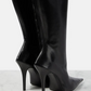 Elegant High Heel Knee-High Boots