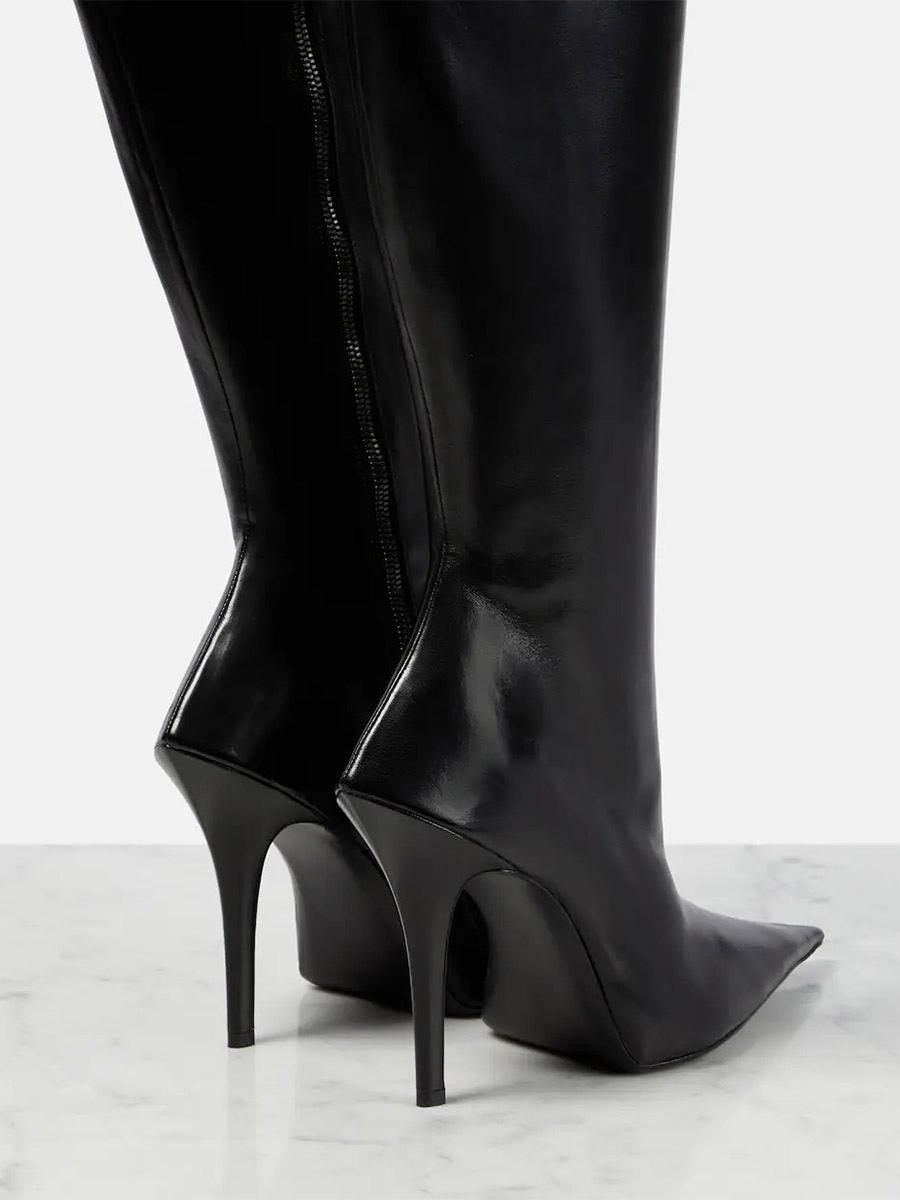 Elegant High Heel Knee-High Boots