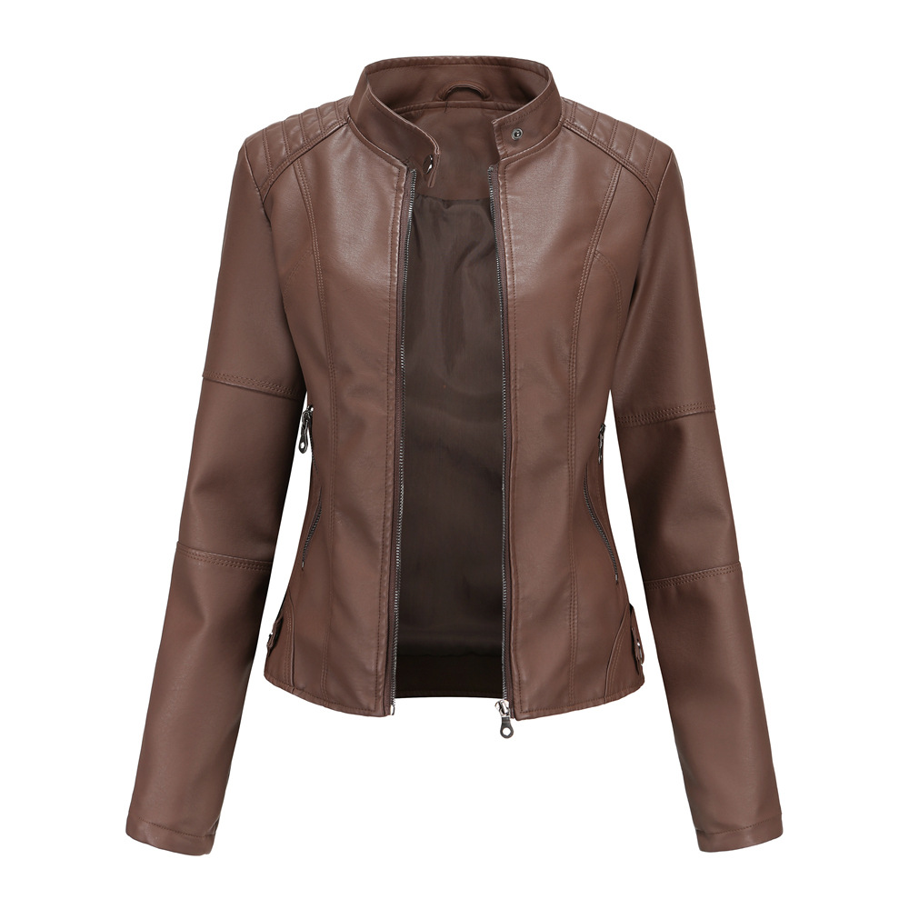 Women's Slim Leather Motorcycle Jackets