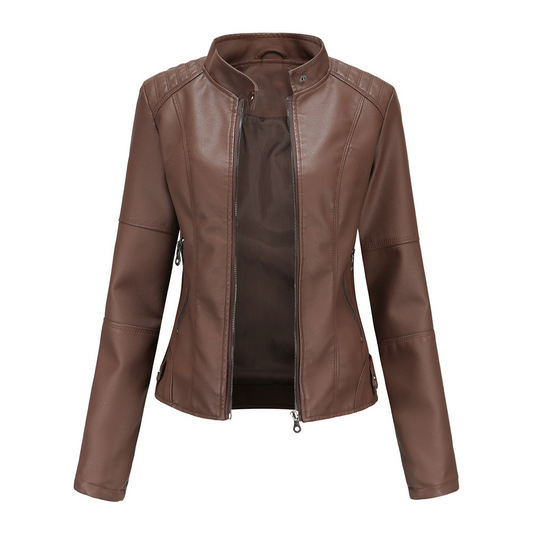 Women's Slim Leather Motorcycle Jackets