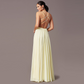 Spaghetti Strap Sleeveless Long Slit Evening  Dress