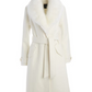 Women's Coat with Detachable Fur Collar