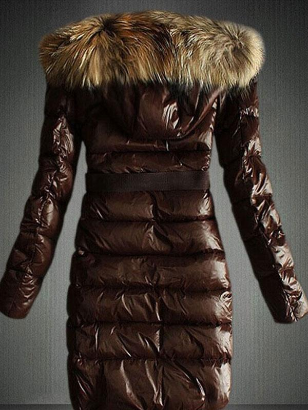 Faux Fur Hooded Puffer Coat