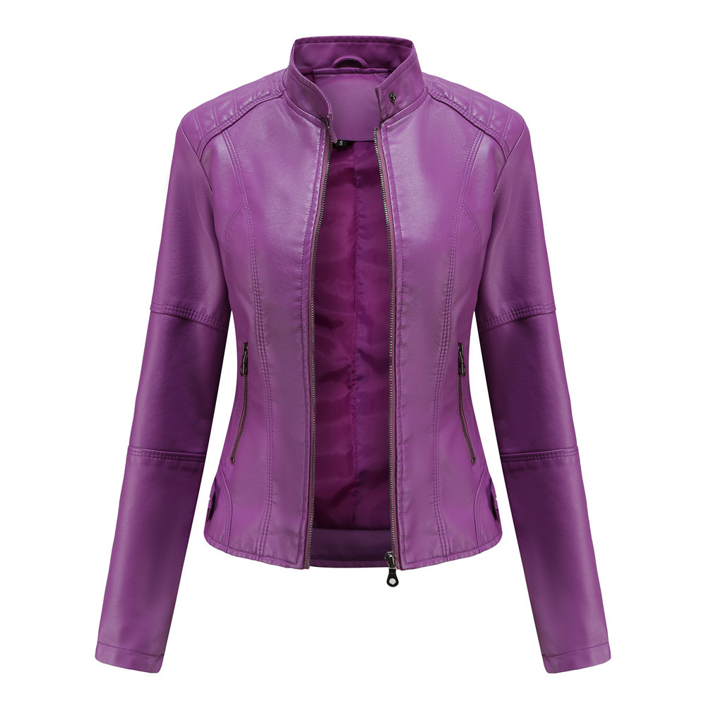 Women's Slim Leather Motorcycle Jackets