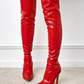 Pointy Toe Stiletto Thigh High Boots