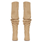 Pointed Toe Slouch Knee High Boots