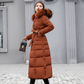 Removable Faux Fur Hooded Puffer Coat