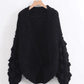 Knitted Lantern Sleeves Sweater