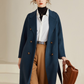 Turn Down Collar Long Lapel Coat