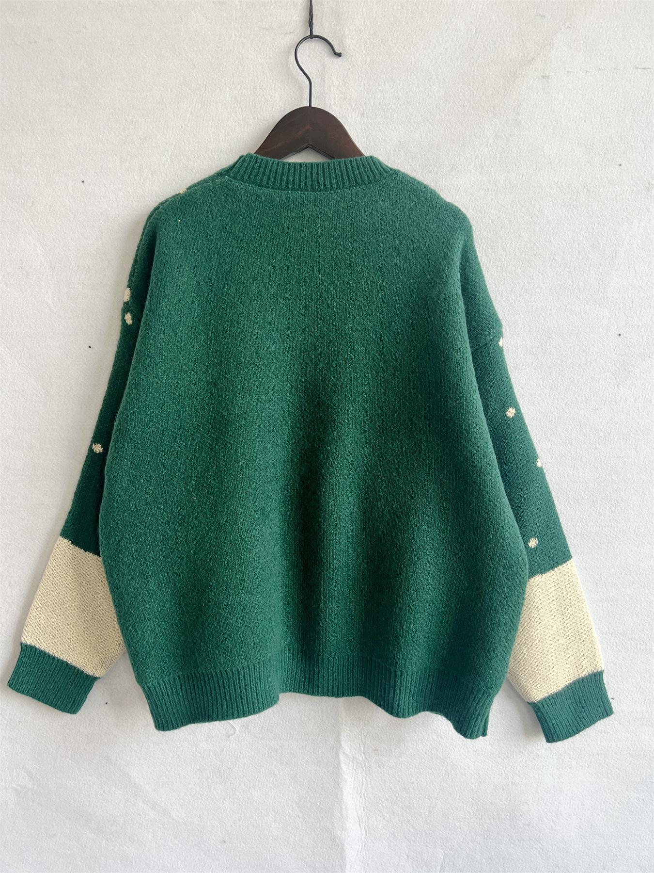 Christmas Pattern Long Sleeves Sweater