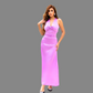 Violet V Neck Sleeveless Maxi Dress