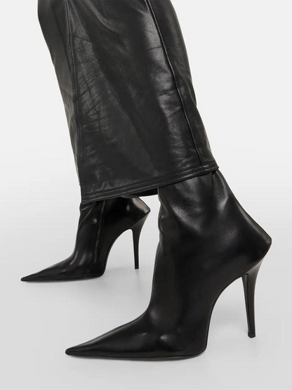 Elegant High Heel Knee-High Boots