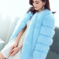 Open Front Fur Long Coat