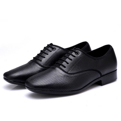 Men's Lace-up Leatherette Ballroom Shoes