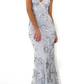 Deep V Neck Backless Sequin Long Prom Dress