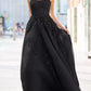 V-Neck Sleeveless Lace-Up Backless Criss-Cross Long Lace Wedding Guest Dress
