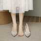 Perfect Bridal Sally Taupe Satin Mid Heel Court Shoes