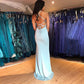 Elegant Backless Split Front Fishtail Evening Dress