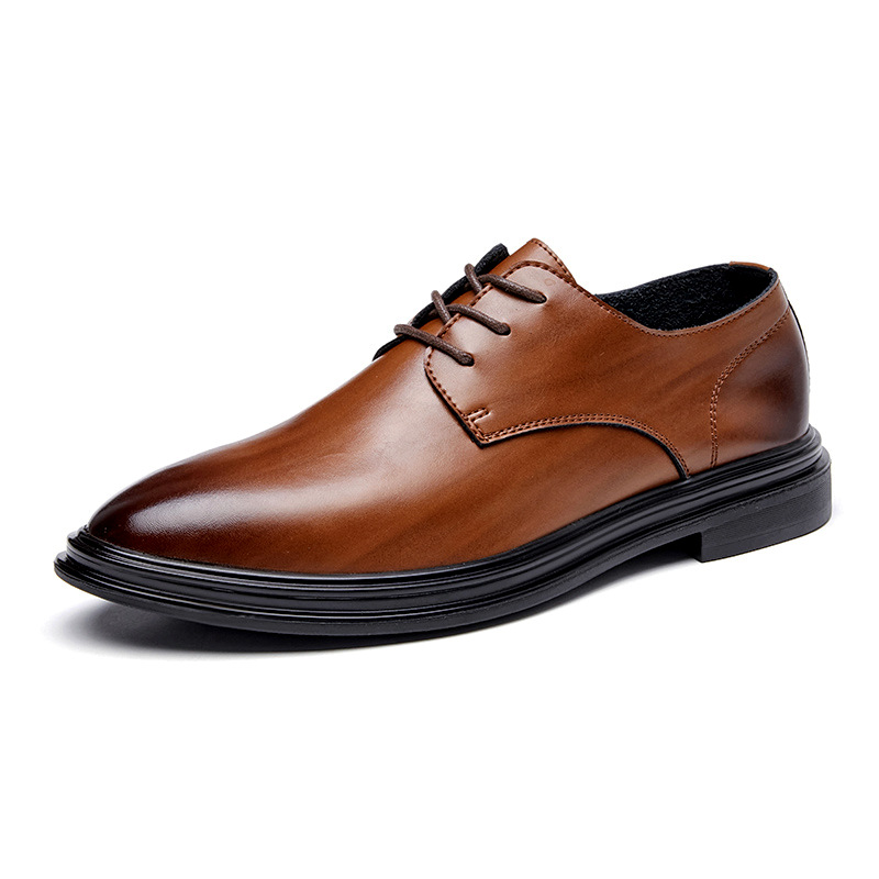 Men's Derbies Wedding Leather Shoes