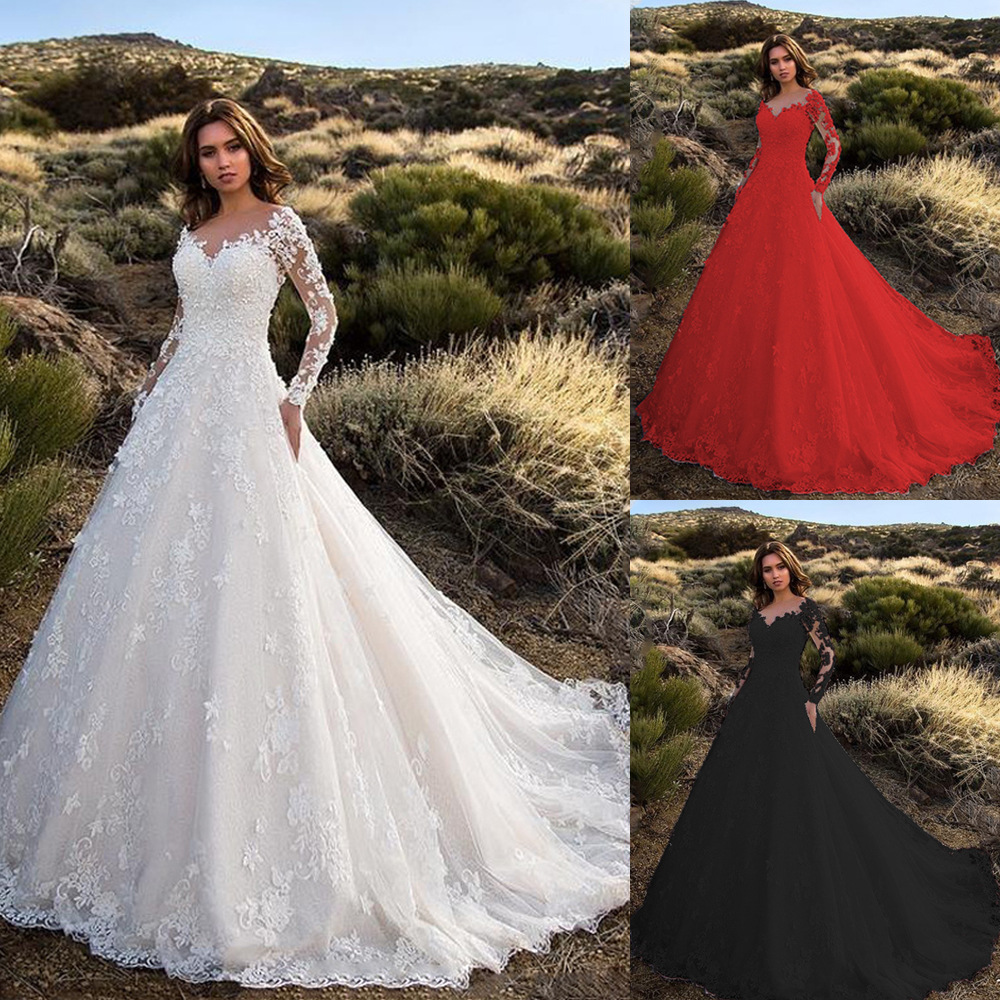 Women's Lace Wedding Dress