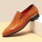 Men's Patent Leather Slip-On Pointed toe Wedding Shoes