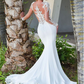 Lace Long Sleeves Mermaid Wedding Dress