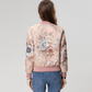 Vintage Line Jacquard Beading Coat Jacket