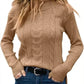 Long Sleeves Knitted Turtleneck Pullover Sweaters